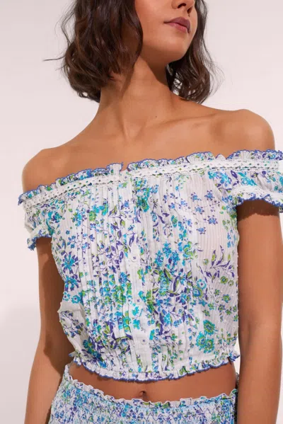 Poupette St Barth Top Alba In Blue