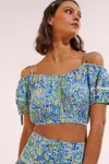 Poupette St Barth Top Bonny In Blue