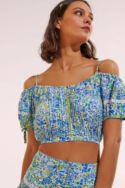 Poupette St Barth Top Bonny In Blue