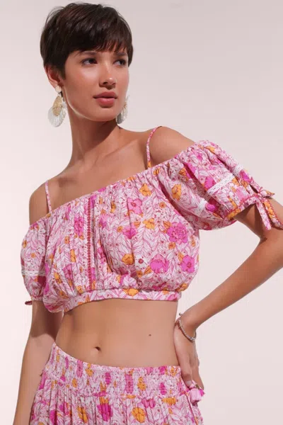 Poupette St Barth Top Bonny In Pink