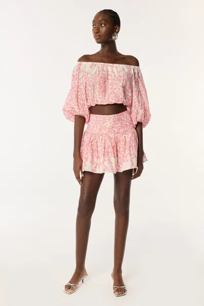 Poupette St Barth Top Bova In Pink