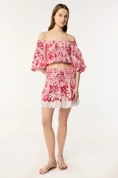 Poupette St Barth Top Bova In Neutral