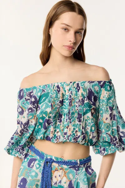 Poupette St Barth Top Bova In Neutral