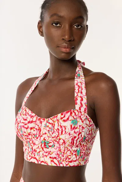 Poupette St Barth Top Carla In Pink