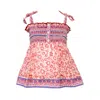 Poupette St Barth Top Cindy V Kids Pink Je T'aime Dalia Viscose In Pink