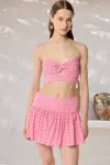 Poupette St Barth Top Claudia In Begonia Pink