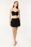 Poupette St Barth Top Claudia In Black