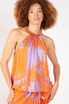 Poupette St Barth Top Cleo In Orange