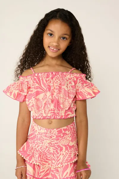 Poupette St Barth Top Donna For Girls In Pink