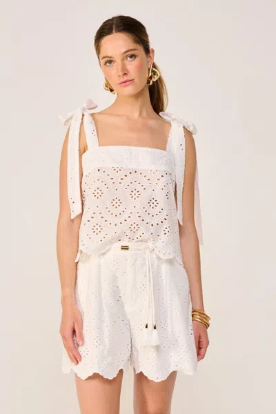 Poupette St Barth Top Noa In White