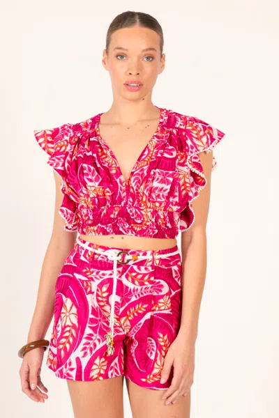 Poupette St Barth Top Pearl In Pink