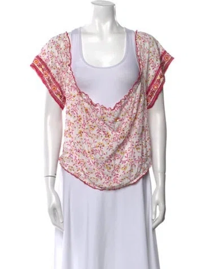 Pre-owned Poupette St Barth Top In Pink