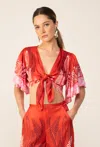 Poupette St Barth Top Rose In Red