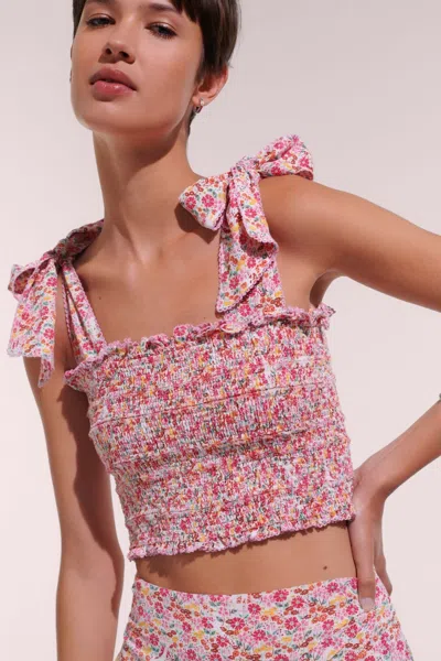 Poupette St Barth Top Triny In Red