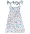 Poupette St Barth Triny Floral Dress In Blue