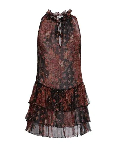 Poupette St Barth Woman Mini Dress Black Size L Silk