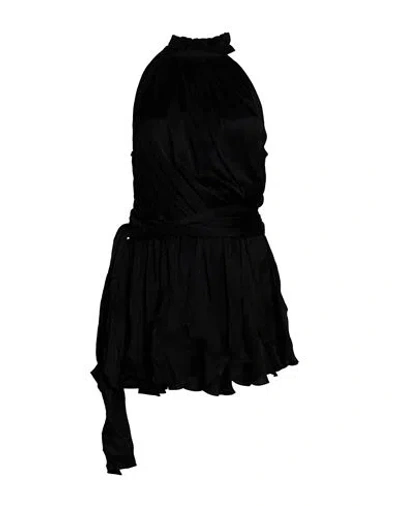 Poupette St Barth Woman Mini Dress Black Size S Viscose