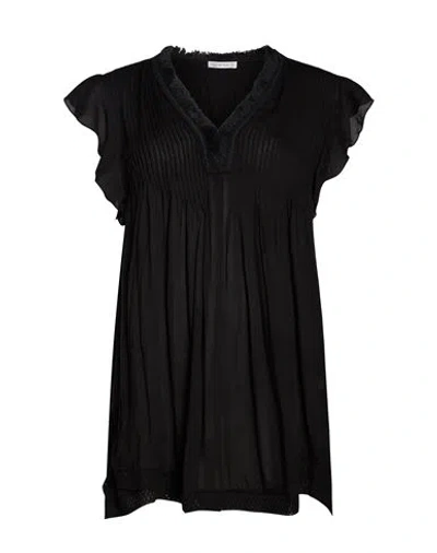 Poupette St Barth Woman Mini Dress Black Size Xl Viscose
