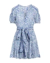 Poupette St Barth Woman Mini Dress Blue Size M Viscose