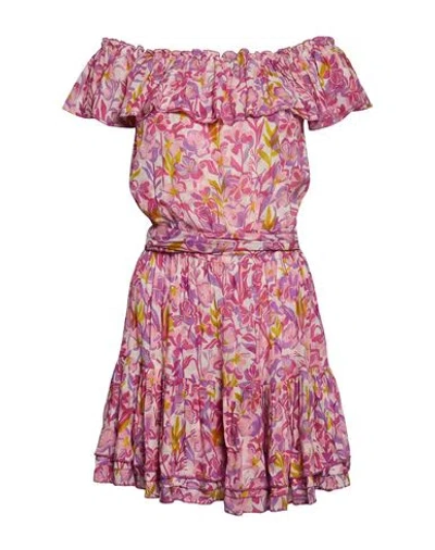 Poupette St Barth Woman Mini Dress Pink Size M Viscose