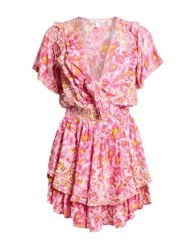 Poupette St Barth Woman Mini Dress Pink Size Xs Ecovero Viscose
