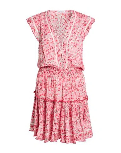 Poupette St Barth Woman Mini Dress Pink Size Xs Viscose