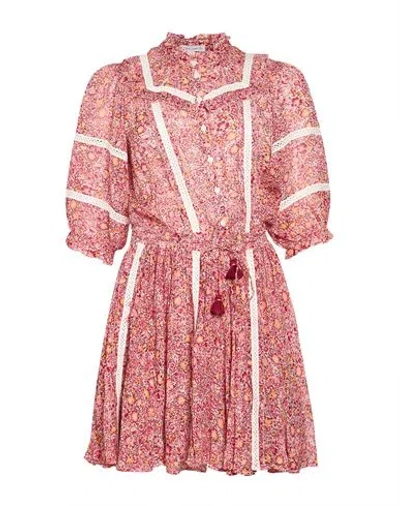Poupette St Barth Woman Mini Dress Pink Size Xs Viscose