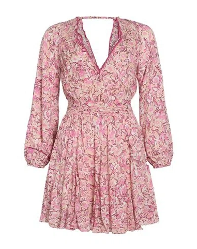 Poupette St Barth Woman Mini Dress Pink Size Xs Viscose