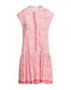 Poupette St Barth Short Dresses In Red