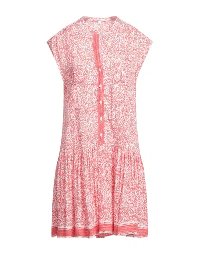 Poupette St Barth Short Dresses In Red