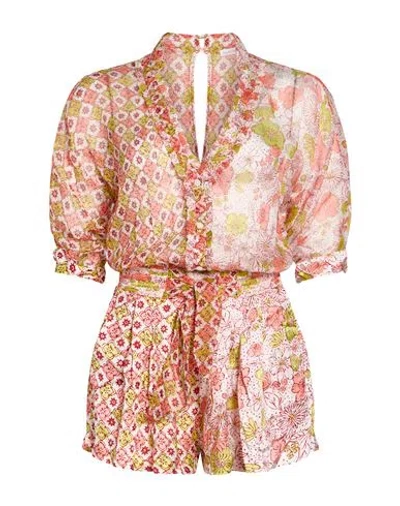 Poupette St Barth Woman Playsuit White Size Xs Silk, Viscose