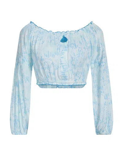 Poupette St Barth Tops In Blue