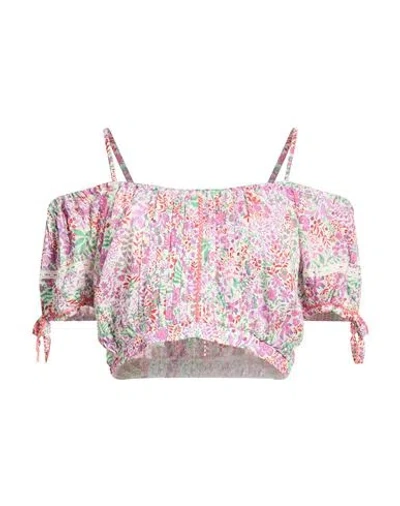 Poupette St Barth Woman Top White Size M Viscose