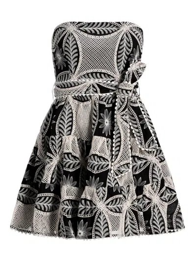 Poupette St Barth Bandeau Dress Christine In Black