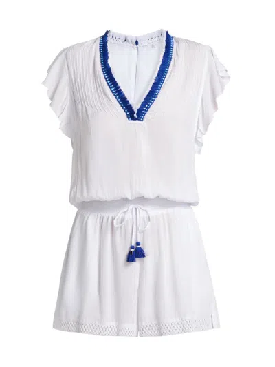 Poupette St Barth Women's Sasha Knit Drawstring Jumpsuit