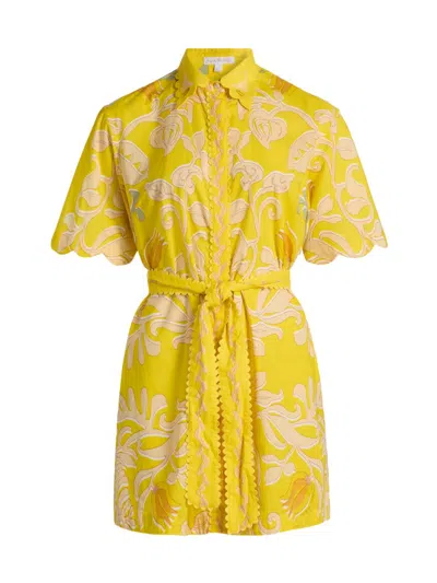 Wes Mini Dress In Yellow from Poupette St Barth