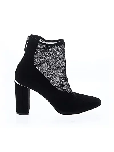 Pre-owned Pour La Victoire Ankle Boots In Black