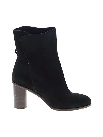 Pre-owned Pour La Victoire Ankle Boots In Black