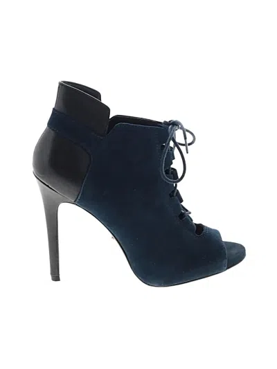 Pre-owned Pour La Victoire Ankle Boots In Blue