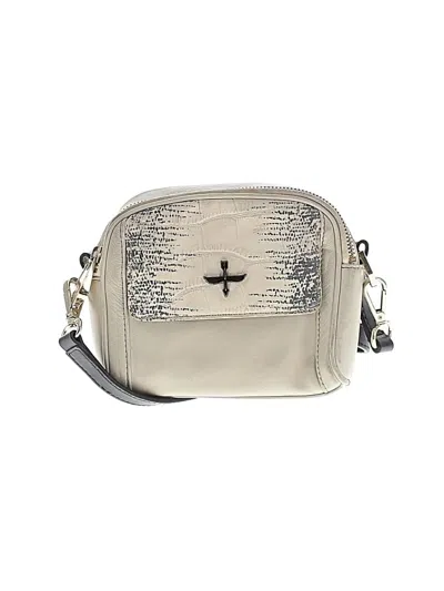 Pre-owned Pour La Victoire Crossbody Bag In Silver