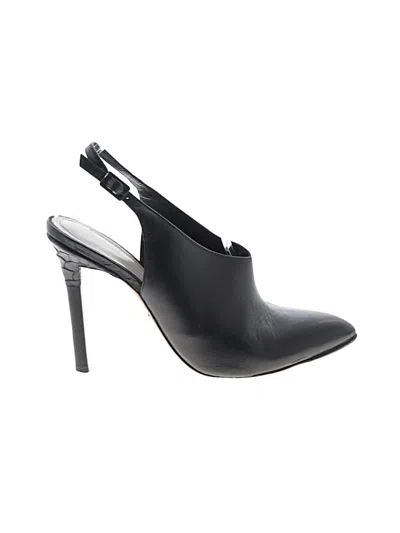 Pre-owned Pour La Victoire Flats In Black