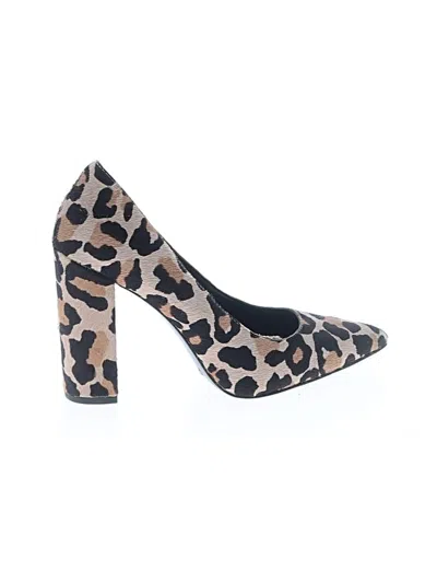 Pre-owned Pour La Victoire Flats In Brown