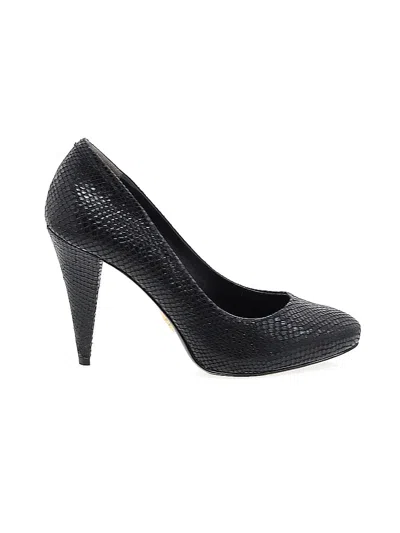 Pre-owned Pour La Victoire Heels In Black