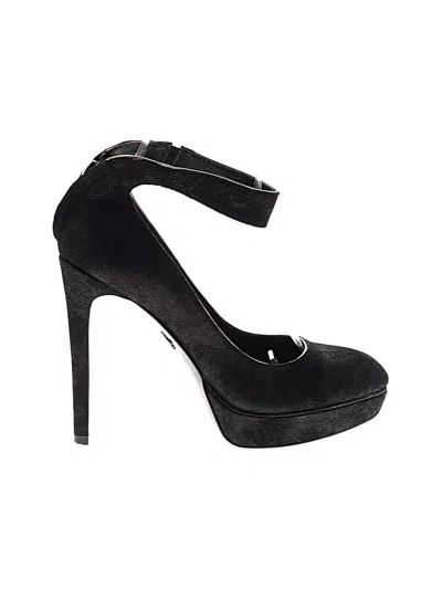Pre-owned Pour La Victoire Heels In Black