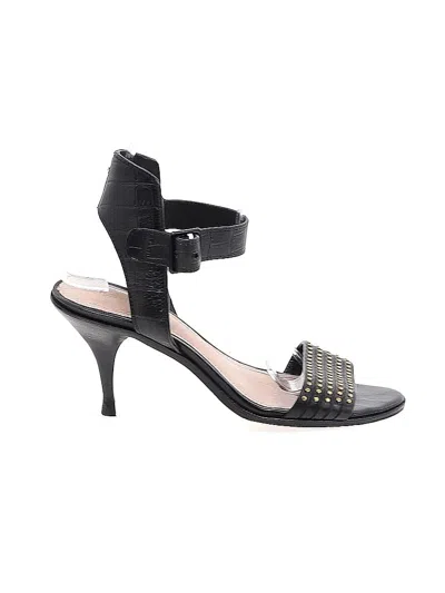 Pre-owned Pour La Victoire Heels In Black