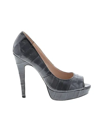 Pre-owned Pour La Victoire Heels In Blue
