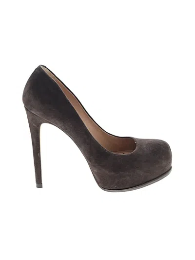 Pre-owned Pour La Victoire Heels In Brown
