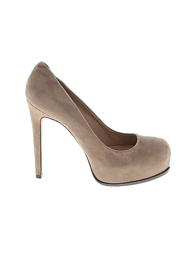 Pre-owned Pour La Victoire Heels In Gray