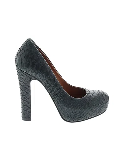 Pre-owned Pour La Victoire Heels In Gray