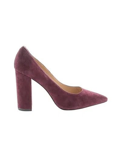 Pre-owned Pour La Victoire Heels In Purple